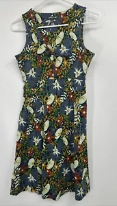Toad & Co Dress XS Sleeveless Organic Cotton Floral Print NWOT - Picture 1 of 5