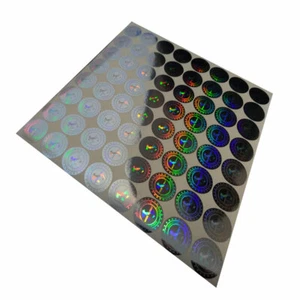 128 Sellos Holograma de Garantía Y Seguridad De 19mm Letras Made IN Italy " - Imagen 1 de 3