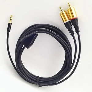 3.5mm to 2RCA male Cable 10 ft 3.5mm Male to 2 RCA Female Jack Stereo cable - Picture 1 of 3