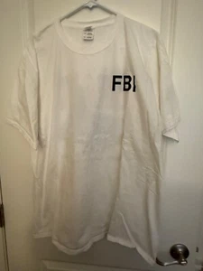 White FBI Tools of the Brave Short Sleeved Men's T-Shirt 2XL - Picture 1 of 3