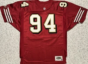 Auténtica camiseta vintage Wilson NFL San Francisco 49ers Dana Stubblefield - Imagen 1 de 11