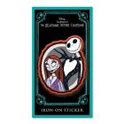 Nightmare Before Christmas Embroidered Jack and Sally Iron On Patch (One Size) (
