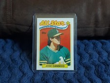Jose Canseco 1989 Topps "A.L. ALL-STAR" Card #401. Athetics