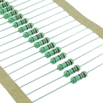 SWITCH ELECTRONICS 1/2W 0.5W Metal Film Resistor 1% Tolerance 1 Ohm - 4.7M Ohm