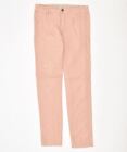 MASSIMO DUTTI Girls Skinny Jeans 11-12 Years W27 L28 Pink Cotton IH08