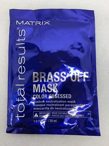 Matrix Total Results Color Obsessed Brass Off Neutralization Mask Shampoo - 1oz - Picture 1 of 2