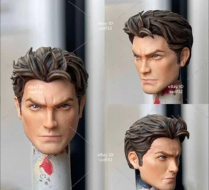 1:12 Head Sculpt Spider-Man Peter Parker Model For 6'' Male Mafex Figure Body - Picture 1 of 6