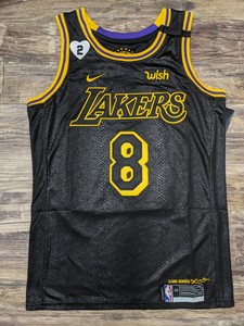 lakers black yellow jersey