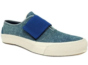 The Hill Men's Blue Neppy Chambray Bridge Low Sneakers Size 8.5 M - Bild 1 von 6