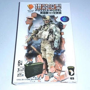 KIT CONSTRUCCION SOLDADO 101ST DIVISIÓN AEROTRANSPORTADA - Imagen 1 de 2