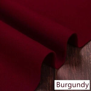 Faux Woollen Fabric Wool Cloth Thick Cashmere Solid DIY Material Winter Sew Trim - Picture 1 of 24