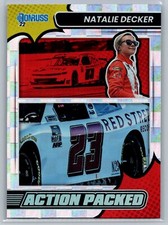2022 DONRUSS RACING ACTION PACKED CHECKERBOARD NATALIE DECKER #3 NASCAR