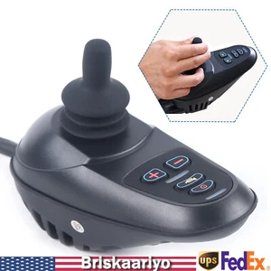 Controlador de silla de ruedas eléctrico impermeable pieza accesorios 4 llaves joystick - Imagen 1 de 11