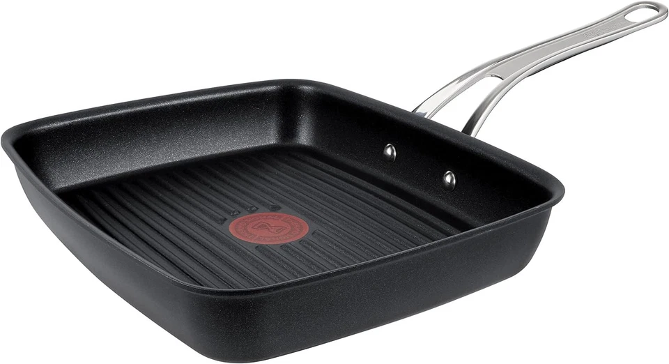 Tefal Jamie Oliver Cook´s Grillpfanne 23 x 27 cm Aluguss Antiha Induktion E24541 - Bild 1 von 4