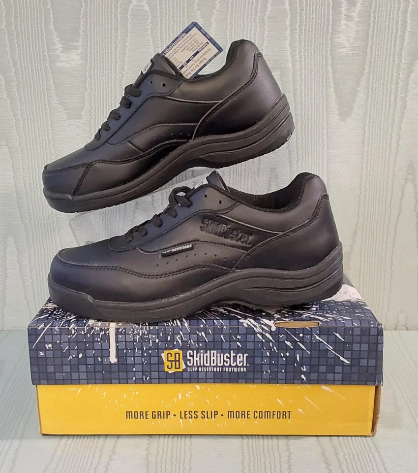 NUEVO EN CAJA SKIDBUSTER Zapatos de Seguridad Antideslizantes Para Hombre S5070-W TALLA 9W / #097 Foto 1 de 4