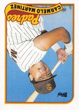 Carmelo Martinez 1989 Topps 449  San Diego Padres  Baseball Card