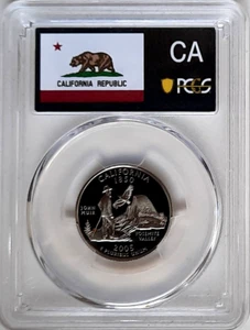 2005-S Clad Proof California State Quarter-PCGS PR 70 DCAM-State Flag - Picture 1 of 4