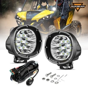AUXBEAM Pair 4" LED Work Light Bar Fog Cube Pods for Can-am Polaris RZR 1000XP - Bild 1 von 12