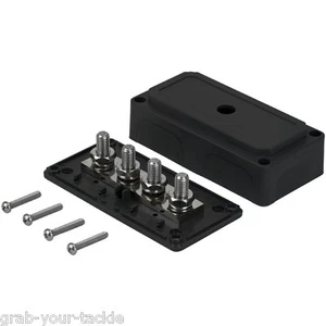 Buss bar power distribution block Terminal Block  H/Duty 300amp Sealed x 2 units - Picture 1 of 5