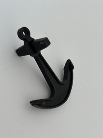 Lego 2564 Ship Boat Anchor Black 1 Top Hole Pirate 6280 6285 7075 6274 6286 4768