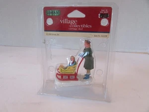 Lemax Village 02432W Carro Trineo Poli Resina Estatuilla Retirada L135 - Imagen 1 de 2