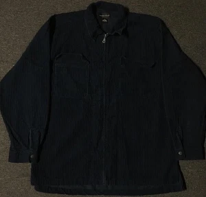 Chaqueta de Pana Azul Ancla Años 90 De Colección XL Surf Skate Vaporwave OP Dogtown Rusty Y2K - Imagen 1 de 7