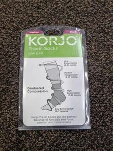 Korjo Compression Travel Socks - Medium - Picture 1 of 2