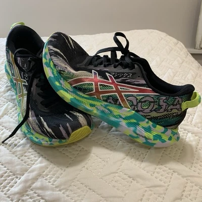 Zapatos para mujer ASICS Noosa Tri 13 Glow negros, amarillos y lima brillante talla 8 Foto 1 de 4