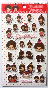 EIKOH Monchhichi Plump PVC Stickerbogen Japan 2025 - Bild 1 von 4