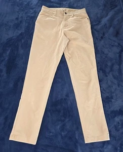 Lululemon ABC Slim-Fit Hose Gr. 28 hellbraun beige khaki Chino Jeans Hose - Bild 1 von 11