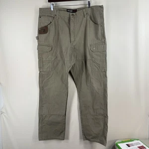Wrangler Riggs Herren Hose Größe 42x32 Bark Brown Ripstop Ranger - Bild 1 von 20