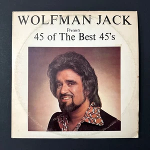 WOLFMAN JACK Presents 45 of the Best 45's Vinyl Record Album 3 LP Set  - Imagen 1 de 2