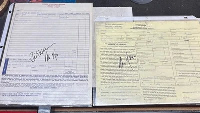 Mr. Norm’s Grand Spaulding Dodge Signed Autographed Bill Of Sale And Purch Agree - Image 1 of 4