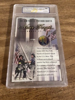 2001 New York US Statehood Quarter - Image 1 of 3