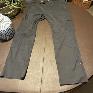 New prAna Zion Straight Stretch Pants Men's Sz 36x32 Charcoal - Picture 1 of 10