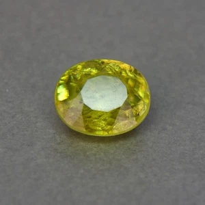 SHOLA Echt 2,41 Ct Natürlicher Sphen / Titanit  Gelb Grün aus Ceylon - Bild 1 von 4