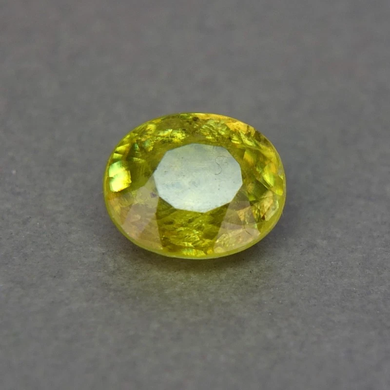 SHOLA Echt 2,41 Ct Natürlicher Sphen / Titanit  Gelb Grün aus Ceylon - Bild 1 von 4