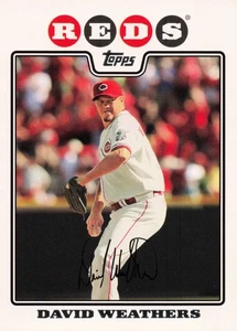2008 Topps Cincinnati Reds #CIN5 David Weathers - Bild 1 von 2