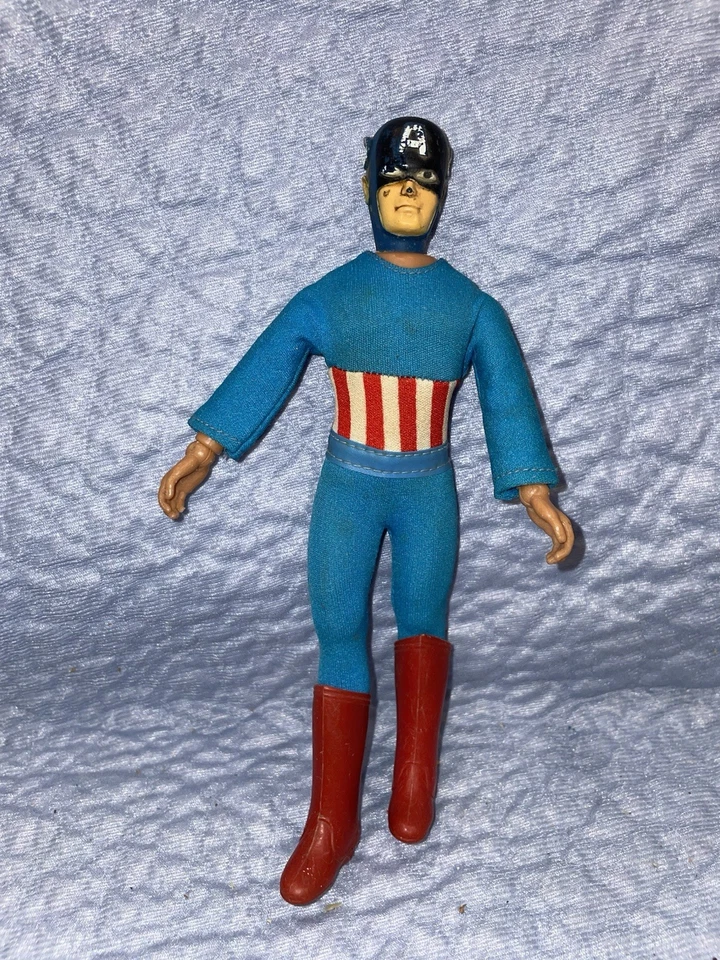 Mego Captain America Vintage 1970’s  8” Action Figure Nice - Image 1 of 3