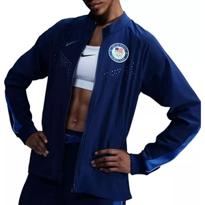 Nike Women's Paris 2024 Team Issued USA Olympic Podium Jacket DZ3572-492 Size L - Picture 1 of 7