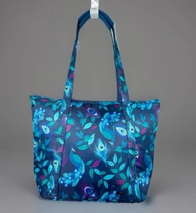 Lug Scramble Insulated Large Travel Tote Lunch Box Picnic Basket Peacock Blue - Picture 1 of 12