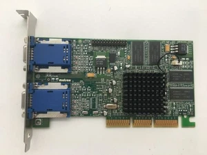Matrox g450 dual head g45+mdha32db 32mb agp video card - Picture 1 of 3