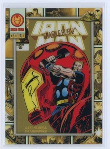 2025 Topps Chrome Marvel Iron Man Gold IM6 Iron Man - Picture 1 of 2