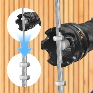 Nut Drill Attachment, Nut Remover Bolt Extractor Tool for Electrician - Picture 1 of 4