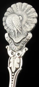 Fantail Club Löffel in Box, Sterlingsilber, Dance & Duerden, Birmingham 1932 - Bild 1 von 12