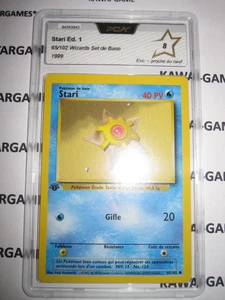 POKEMON STARI 65/102 SET DE BASE EDITION 1 FRANCAIS 1999 PCA 8 NOT Psa - Imagen 1 de 3