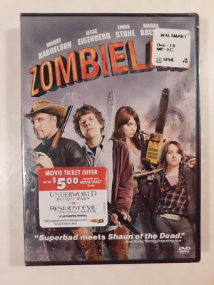 ZOMBIELAND, WOODY HARRELSON, JESSE EISENBERG, EMMA STONE, ABIGAIL BRESLIN (dvd) Foto 1 de 3