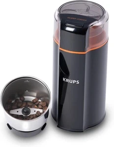 Krups Silent Vortex Kaffeemühle 3 Unzen Kapazität 5x leiser 175W Motor ***LESEN** - Bild 1 von 16