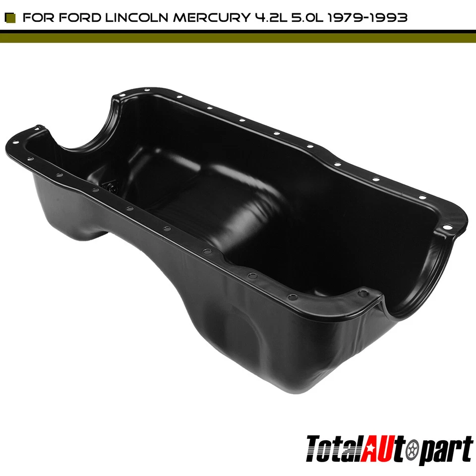 Cacerola de aceite del motor con 22 orificios para Ford Fairmont LTD Mustang Mercury Cougar Lincoln  Foto 1 de 4