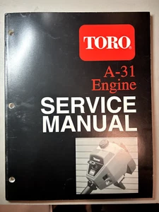 Toro A-31 Motor Service Manual (492-4702) - Bild 1 von 2